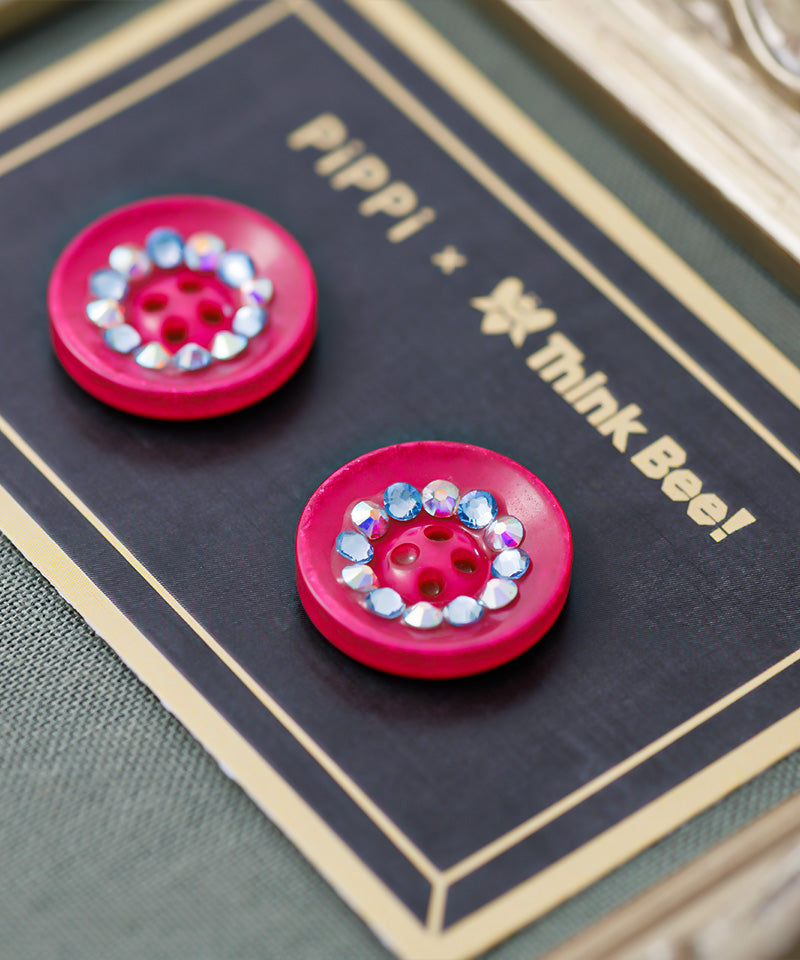 Think Bee!×貼るだけピアス (フランシーヌポーチ)
